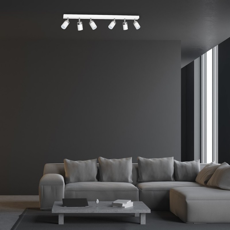 Lampa sufitowa Joker 6xGU10 Biały/Chrom