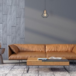 Lámpara colgante WILL BLACK 1XE27