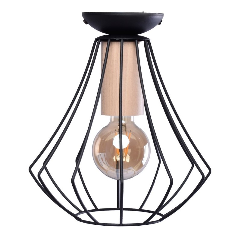Ceiling lamp WILL BLACK 1xE27