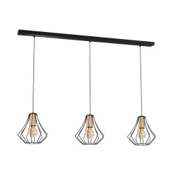 WILL BLACK pendant lamp 3xE27