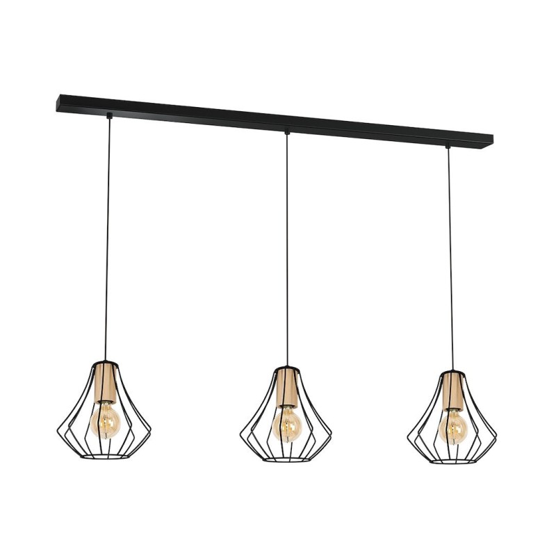 WILL BLACK pendant lamp 3xE27