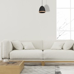 Lámpara colgante STUDIO BLACK 1xE27