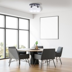 Deckenlampe SFERA BLACK 3xE14