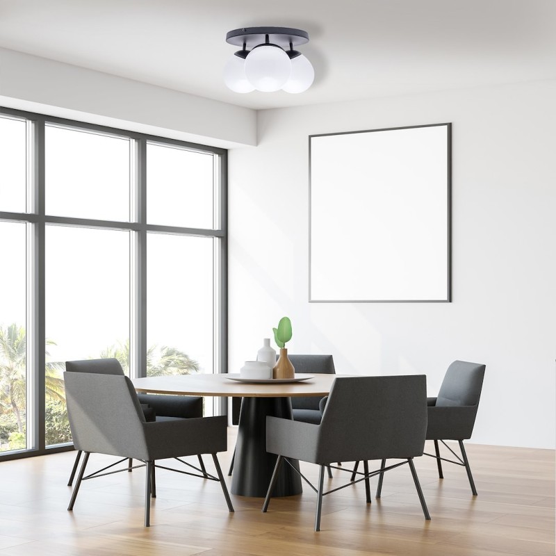 Ceiling lamp SFERA BLACK 3xE14