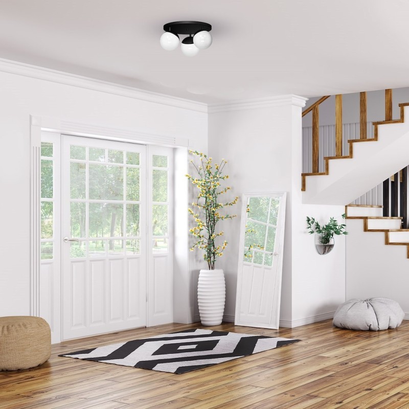 Ceiling lamp SFERA BLACK 3xE14