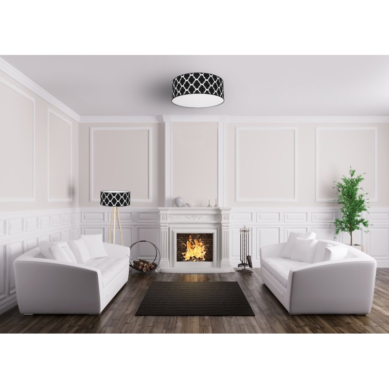 Lámpara colgante PIERRE BLACK 3xE27