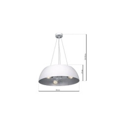 MORGAN Hanging Lamp 3xE27