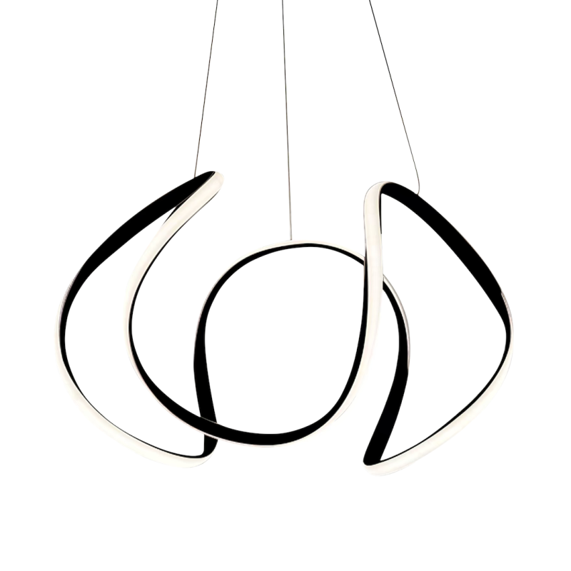 GLOBE BLACK 50W LED PENDANT LAMP