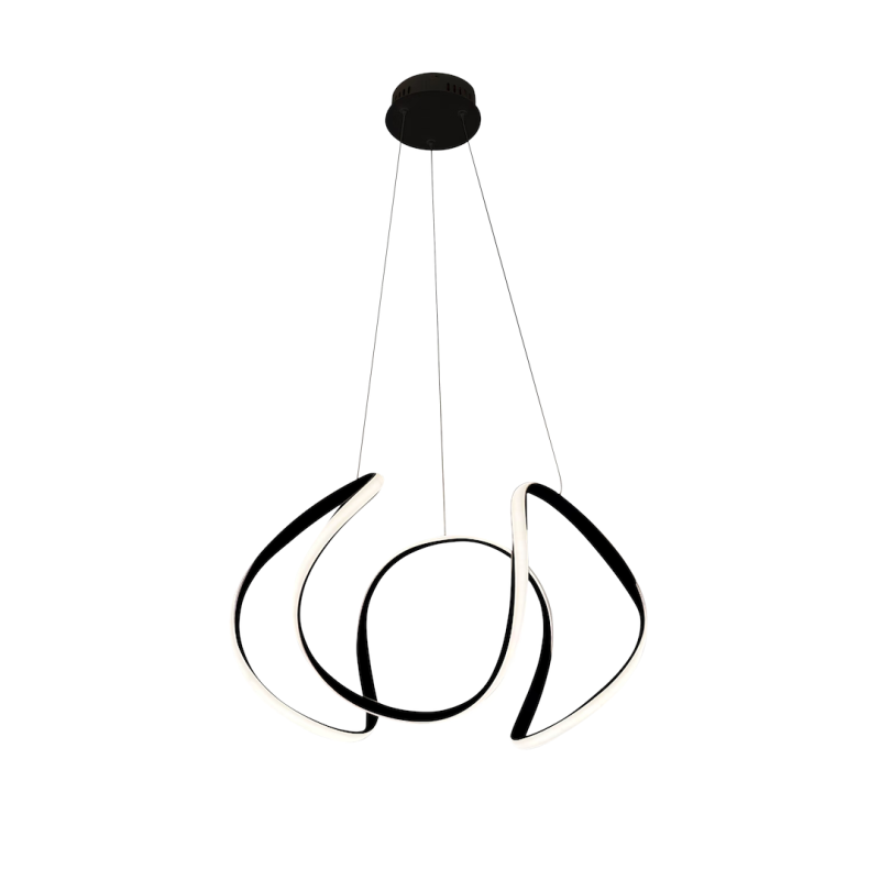 GLOBE BLACK 50W LED PENDANT LAMP