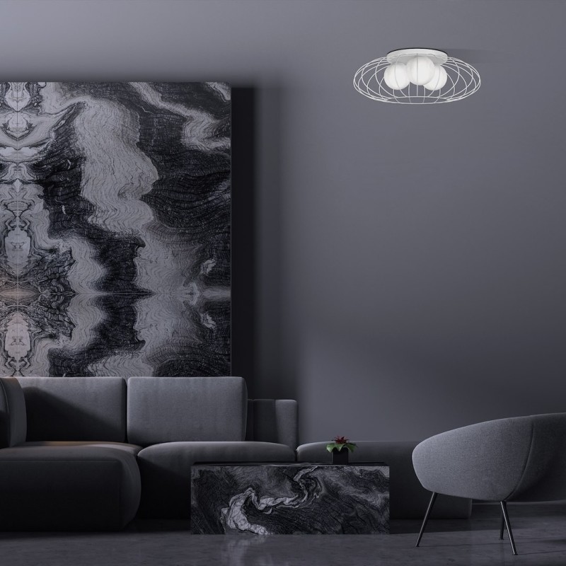 Kronos Ceiling Lamp 3xE14 White