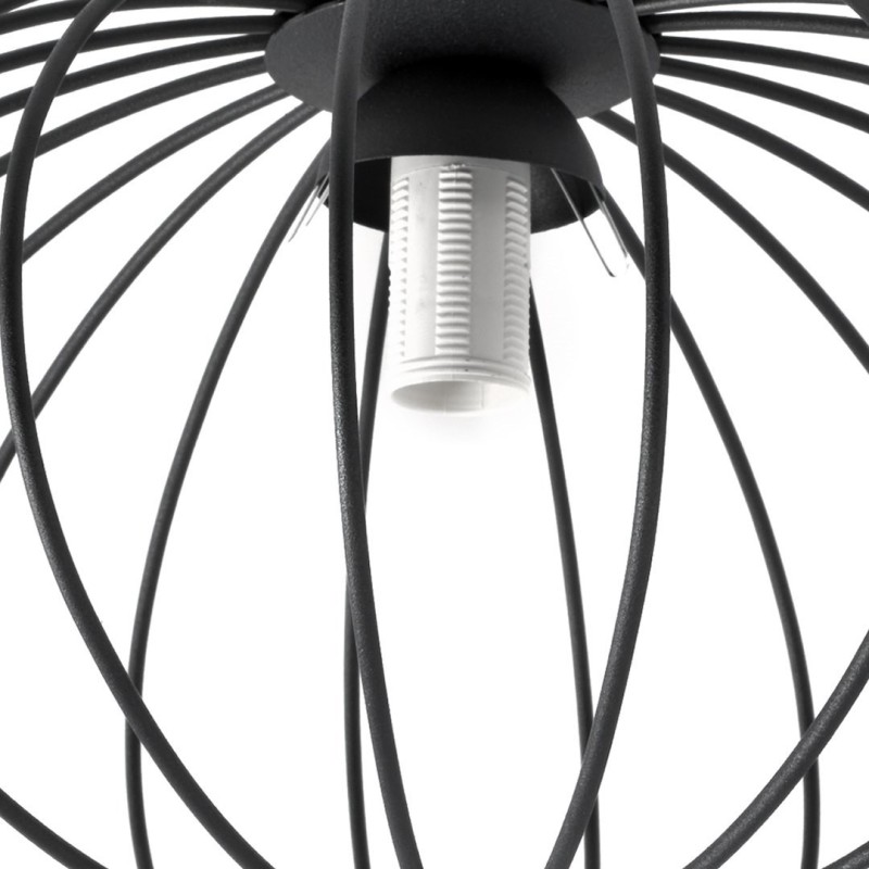 Hanging Lamp KRONOS BLACK 1xE14