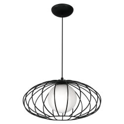 Hanging Lamp KRONOS BLACK 1xE14