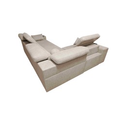 Milano II Mix Ecksofa mit Schlaffunktion und Relax-Funktion, Plecionka, Verita 75