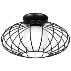 Lampa Sufitowa KRONOS BLACK 1xE14