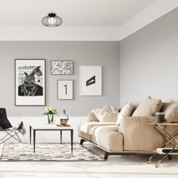 Lámpara de Techo KRONOS BLACK 1xE14