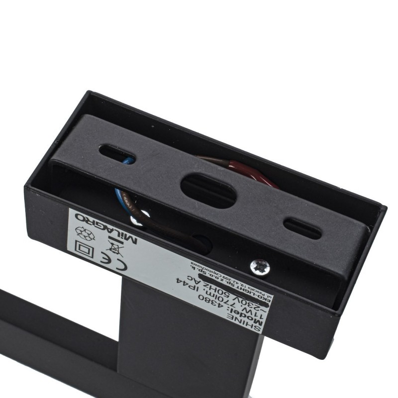 Aplique SHINE BLACK 45cm 11W LED