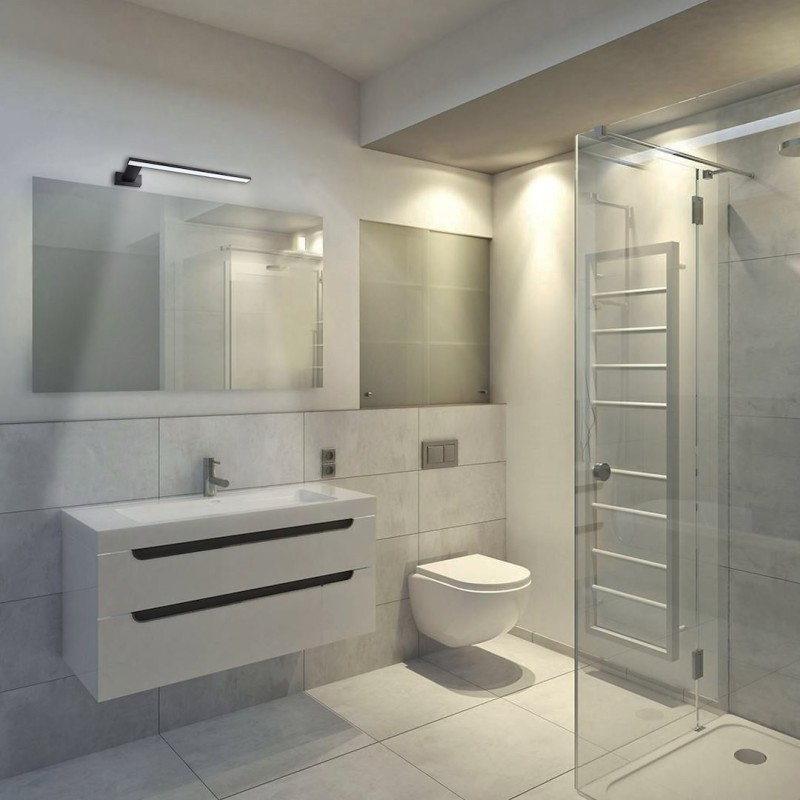 Wandleuchte SHINE BLACK 45cm 11W LED