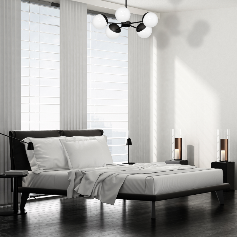 Люстра SFERA BLACK 5xE14