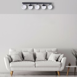 Ceiling lamp SFERA BLACK 5xE14