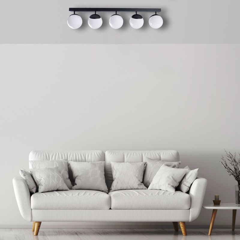 Lampa sufitowa SFERA BLACK 5xE14