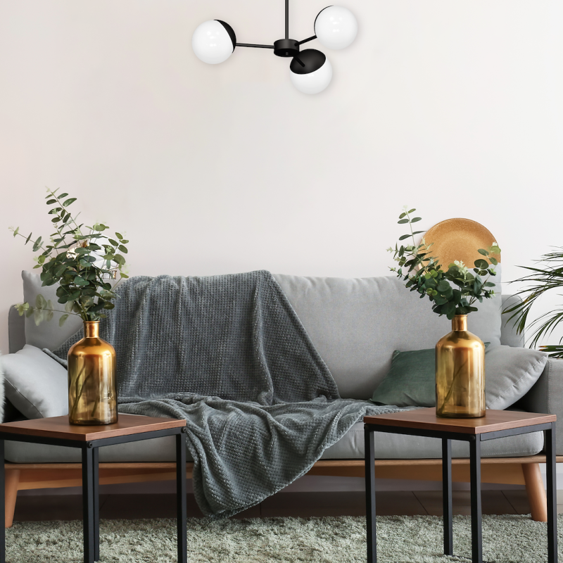 Chandelier SFERA BLACK 3xE14