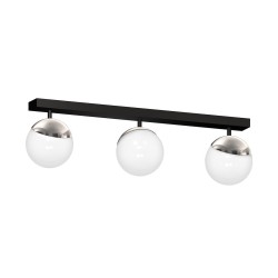 Ceiling lamp SFERA BLACK/CHROME 3xE14