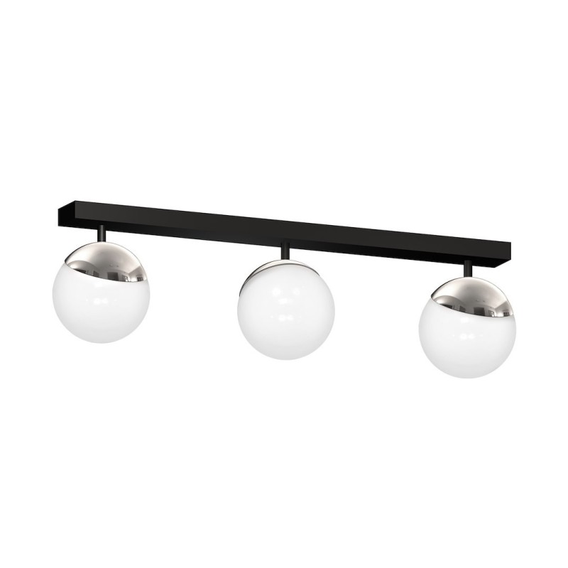 Deckenlampe SFERA BLACK/CHROME 3xE14