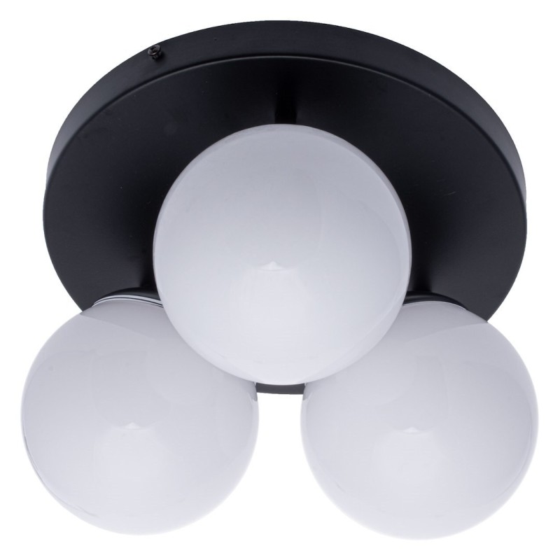 Deckenlampe SFERA BLACK/CHROME 3xE14