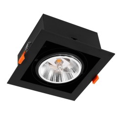 Recessed Fixture Plaza 1xGU10 AR111 Black