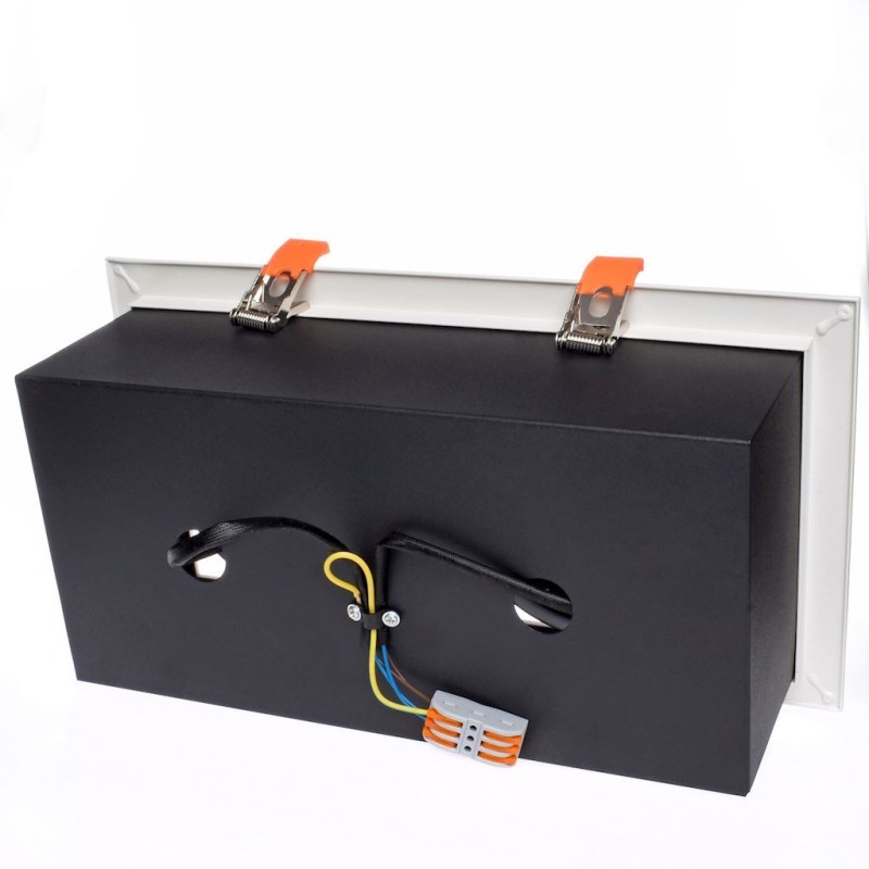 Einbauleuchte Plaza 2xGU10 AR111 Weiß