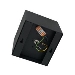 Luminaria de superficie Plaza 1xGU10 AR111 Negro