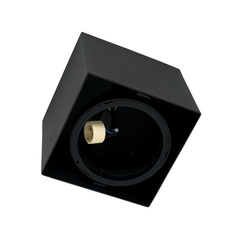 Luminaria de superficie Plaza 1xGU10 AR111 Negro