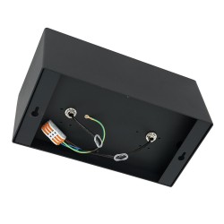 Oberflächenmontierter Rahmen Plaza 2xGU10 AR111 Schwarz