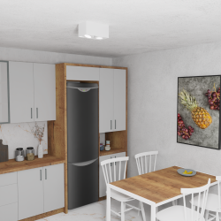 Oberflächenmontierte Leuchte Plaza 2xGU10 AR111 Weiß