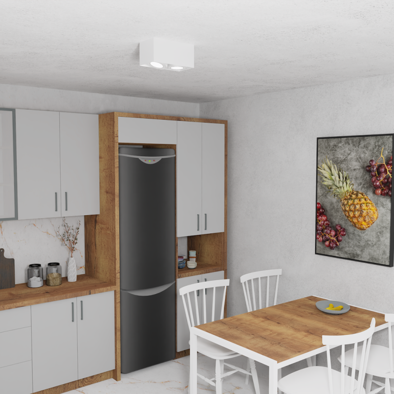 Поверхове кріплення Plaza 2xGU10 AR111 Білий