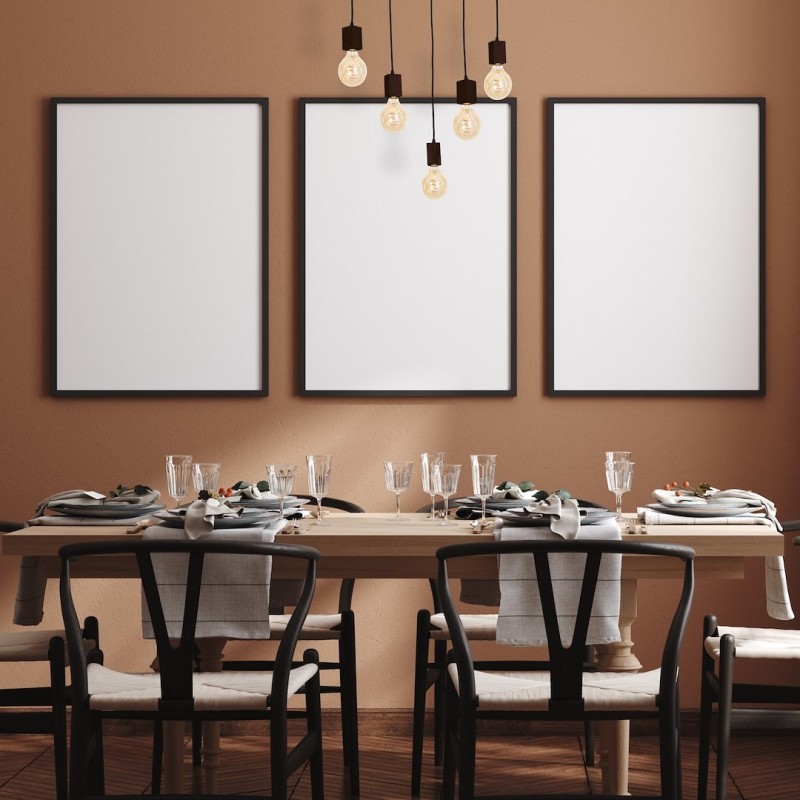 Hängelampe JACK 5xE27 Nussbaum