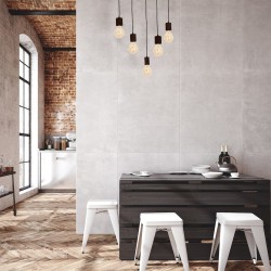 Hanging Lamp JACK 5xE27 Walnut