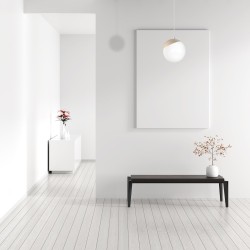 Lampa wisząca SFERA WOOD 1xE14