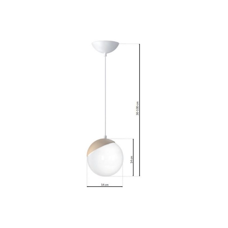SFERA WOOD Pendant Lamp 1xE14