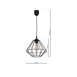 COLIN BLACK Pendant Lamp 1xE27