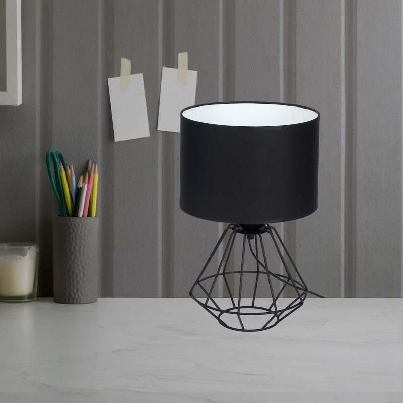 Standing lamp COLIN BLACK 1xE27