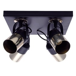 WILSON BLACK Ceiling Lamp 4xGU10