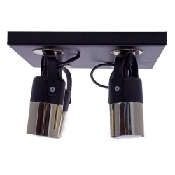 WILSON BLACK Ceiling Lamp 4xGU10
