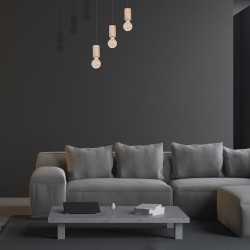 Lámpara colgante LINES 3xE27