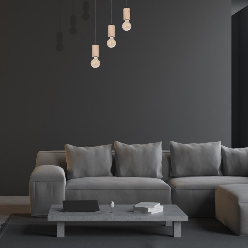 Pendant lamp LINES 3xE27