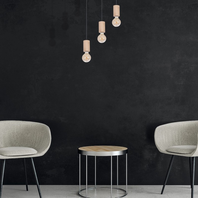 Pendant lamp LINES 3xE27