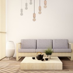 Lámpara colgante LINES 3xE27