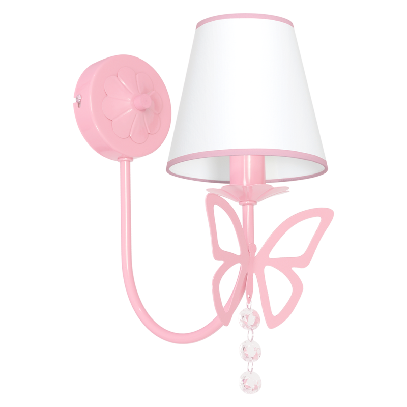 CHARLOTTE PINK Wall Lamp 1xE14