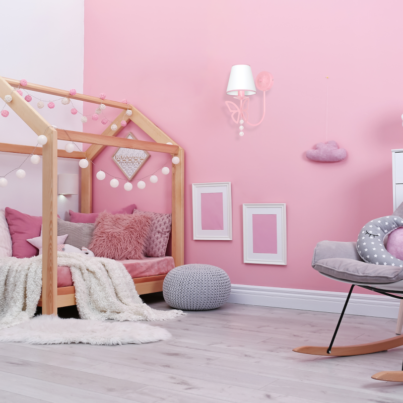 CHARLOTTE PINK Wall Lamp 1xE14