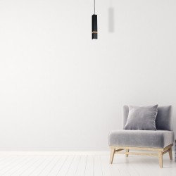 Hängeleuchte VIDAR BLACK 1xGU10